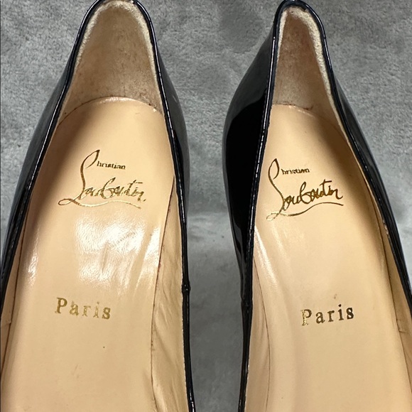 CHRISTIAN LOUBOUTIN New Very Prive Patent Leather Pumps 120 Size 36 - Picture 9 of 11